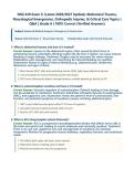 NSG430&sol; NSG 430 Exam 3 &lpar;2026&sol;2027 Update&rpar; &vert; Complete Exam Questions with Verified Answers and Detailed Rationales &vert; Fractures&comma; Shock States&comma; Burn Management&comma; Spinal Cord Injury &vert; A&plus; Graded