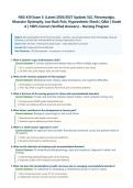 NSG430&sol; NSG 430 Exam 3 &lpar;Latest 2026&sol;2027 Update&rpar; &vert; Complete Exam Questions with Verified Answers and Detailed Rationales &vert; Fractures&comma; Shock States&comma; Burn Management&comma; Neurological Disorders&comma; Spinal Cord Injury &vert; A&plus; Graded 