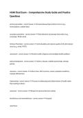 N340 Final Exam &ndash; Comprehensive Study Guide and Practice Questions