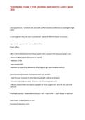 Neurobiology Exam 4 With Questions And Answers Latest Update 2026&NewLine;