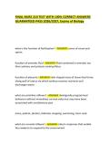 NURS 210 Final Exam Test Bank Questions and Answers Study Guide Biology Nursing Prep