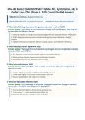 NSG430&sol; NSG 430 Exam 2 &lpar;Latest 2026&sol;2027 Update&rpar; &vert; Complete Exam Questions with Verified Answers and Detailed Rationales &vert; Acute Coronary Syndrome&comma; STEMI&comma; NSTEMI&comma; Unstable Angina&comma; Heart Blocks&comma; Ventricular Tachycardia&comma; Ventricular Fibrillation&comma; Acute Kidn