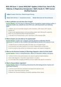 NSG430&sol; NSG 430 Exam 1 &lpar;Latest 2026&sol;2027 Update&rpar; &vert; Complete Exam Questions with Verified Answers and Detailed Rationales &vert; Endocrine Emergencies&comma; Respiratory Failure&comma; Hemodynamic Monitoring &vert; A&plus; Graded &vert; Grand Canyon University