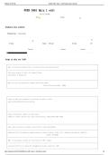 NURS 5461 Quiz 1 Test Bank Questions and Answers Advanced Nursing Study Guide