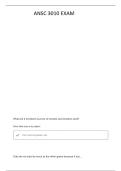 ANSC 3010 TEST 1 LSU QUESTIONS WITH REVIEWED CORRECT DETAILED ANSWERS