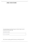 ANSC 3010 EXAM 2 STUDY GUIDE QUESTIONS WITH CORRECT DETAILED ANSWERS