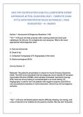 ANCC FNP CertiFiCAtioN exAm Full-leNgth with exPert&NewLine;rAtioNAles ACtuAl exAm 2026&sol;2027 &ndash; ComPlete exAmstyle QuestioNs with DetAileD rAtioNAles &vert; PAss&NewLine;guArANteeD &ndash; A&plus; grADeD