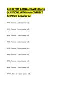 ASE G1 TEST ACTUAL EXAM 2026 55&NewLine;QUESTIONS WITH 100&percnt; CORRECT&NewLine;ANSWERS GRADED A&plus;