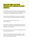 ASE G1 TEST SCRIPT 2026 TESTED&NewLine;QUESTIONS WITH COMPLETE SOLUTIONS&NewLine;GRADED A&plus;