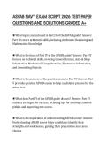 ASVAB NAVY EXAM SCRIPT 2026 TEST PAPER&NewLine;QUESTIONS AND SOLUTIONS GRADED A&plus;