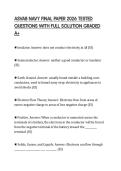 ASVAB NAVY FINAL PAPER 2026 TESTED&NewLine;QUESTIONS WITH FULL SOLUTION GRADED&NewLine;A&plus;