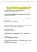 HEAVY TRUCK BRAKES MICHIGAN MECHANIC STUDY GUIDE &NewLine;Questions with Verified ANSWERS &lpar;Guaranteed Success&rpar; 