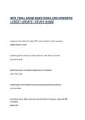 &NewLine;NIFA FINAL EXAM QUESTIONS AND ANSWERS LATEST UPDATE &sol; STUDY GUIDE &NewLine;