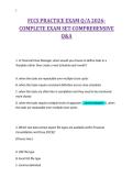 FCCS PRACTICE EXAM Q&sol;A 2026-&NewLine;COMPLETE EXAM SET-COMPREHENSIVE&NewLine;Q&AFCCS PRACTICE EXAM Q&sol;A 2026-&NewLine;COMPLETE EXAM SET-COMPREHENSIVE&NewLine;Q&A
