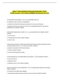 HEAVY TRUCK BRAKES MICHIGAN MECHANIC STUDY &NewLine;GUIDE Questions with Verified ANSWERS &lpar;Guaranteed Success&rpar;