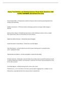 Heavy Truck Brakes and Braking Systems Study Guide Questions with &NewLine;Verified ANSWERS &lpar;Guaranteed Success&rpar; 