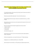 Heavy Duty Diesel Michigan SOS Test Study 2 Questions with &NewLine;Verified ANSWERS &lpar;Guaranteed Success&rpar;
