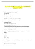 Heavy Duty Brakes Exam Questions with Verified ANSWERS &NewLine;&lpar;Guaranteed Success&rpar;