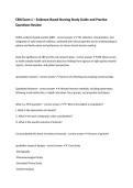 EBN Exam 1 &ndash; Evidence-Based Nursing Study Guide and Practice Questions Review