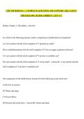 CMN 548 MODULE 1 &vert;  COMPLETE QUESTIONS AND ANSWERS &vert; 2026 LATEST UPDATED&vert; 100&percnt; RATED CORRECT &vert; GET A&plus;&excl;&excl;