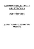 AUTOMOTIVE ELECTRICITY & ELECTRONICS MIDTERM 1 &vert; STUDY GUIDE &vert; KEY CONCEPTS & REVIEW &vert; 2026