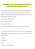 CMN 548 MODULE 3 EXAM  &vert;  COMPLETE QUESTIONS AND ANSWERS &vert; 2026 LATEST UPDATED&vert; 100&percnt; RATED CORRECT &vert; GET A&plus;&excl;&excl;