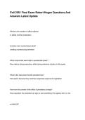 Poli 2051 Final Exam Robert Hogan Questions And Answers Latest Update