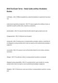 BNA Final Exam Terms &ndash; Study Guide and Key Vocabulary Review