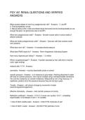 PGY 451 RENAL QUESTIONS AND VERIFIED ANSWERS