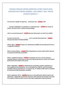 NuisaNce Wildlife coNtrol operator &lpar;latest update&rpar; real&NewLine;QuestioNs aNd Verified aNsWers &vert;100&percnt; correct 2026 update&vert;&NewLine;alreadY Graded a &plus;&period;&NewLine;