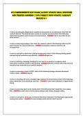 ATI comprehensIve eXIT eXAm &lpar;LATesT UpDATe&rpar; reAL QUesTIons&NewLine;AnD verIFIeD AnsWers &vert;100&percnt; correcT 2026 UpDATe&vert; ALreADY&NewLine;GrADeD A &plus; 