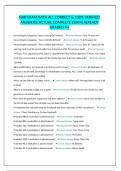 NAB Exam Questions and Answers Study Guide with Detailed Rationales Latest Updated Version A&plus;