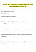 BECC MOD 1 TEST  &vert;  COMPLETE QUESTIONS AND ANSWERS &vert; 2026 LATEST UPDATED&vert; 100&percnt; RATED CORRECT &vert; GET A&plus;&excl;&excl;