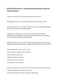 EBN Final Exam Review &ndash; Evidence-Based Nursing Study Guide and Practice Questions