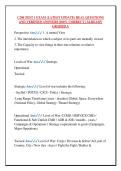 C200 TEST 1 EXAM &lpar;LATEST UPDATE&rpar; REAL QUESTIONS &NewLine;AND VERIFIED ANSWERS &vert;100&percnt; CORRECT &vert; ALREADY &NewLine;GRADED A