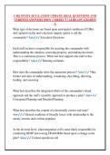 C402 STUDY SET &lpar;LATEST UPDATE&rpar; REAL QUESTIONS AND &NewLine;VERIFIED ANSWERS &vert;100&percnt; CORRECT &vert; ALREADY GRADED &NewLine;A