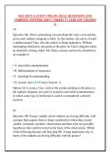 5623 TEST &lpar;LATEST UPDATE&rpar; REAL QUESTIONS AND &NewLine;VERIFIED ANSWERS &vert;100&percnt; CORRECT &vert; ALREADY GRADED &NewLine;A