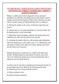 PLT PRAXIS 5623 - SAMPLE EXAM &lpar;LATEST UPDATE&rpar; REAL &NewLine;QUESTIONS AND VERIFIED ANSWERS &vert;100&percnt; CORRECT &vert; &NewLine;ALREADY GRADED A 