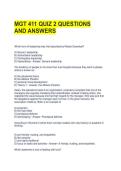 MGT 411 QUIZ 2 QUESTIONS AND ANSWERS 