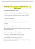 MN551&colon; Unit 7 Exam Questions with CORRECT Answers &NewLine;&lpar;Latest Update&rpar; 