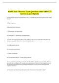 MN551 Unit 2 Practice Exam Questions with CORRECT &NewLine;Answers &lpar;Latest Update&rpar; 