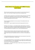MN551 Midterm Exam Questions with CORRECT Answers &NewLine;&lpar;Latest Update&rpar;