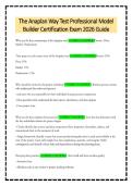 The Anaplan Way Test Professional Model&NewLine;Builder Certification Exam 2026 Guide 