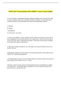 MN551 Unit 7 Exam Questions with CORRECT Answers &lpar;Latest Update&rpar;