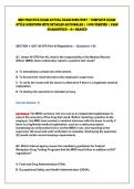 MRO PRactice exaM actual exaM 2026&sol;2027 &ndash; cOMPlete exaMStyle QueStiOnS with DetaileD RatiOnaleS &vert; 100&percnt; VeRifieD &vert; PaSS&NewLine;GuaRanteeD &ndash; a&plus; GRaDeD 