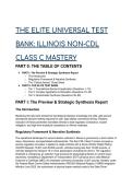 Elite Illinois Non-CDL Class C Test Bank &lpar;2026&sol;2027&rpar; &vert; S-Tier Statutory & Safety Exam Prep