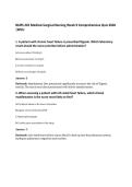 NURS 201 Medical-Surgical Nursing Week 9 Comprehensive Quiz 2026&NewLine;&vert;WCU