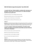 NURS 201 Medical-Surgical Nursing Week 7 Quiz 2026 &vert;WCU