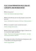 FCLE 2 EXAM PREPARATION PACK 2026 KEY&NewLine;CONCEPTS AND REVISION NOTES