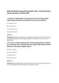 NURS 201 Medical-Surgical Nursing Week 4 Quiz - Fluid&comma; Electrolytes&comma;&NewLine;and Perioperative Care 2026 &vert;WCU